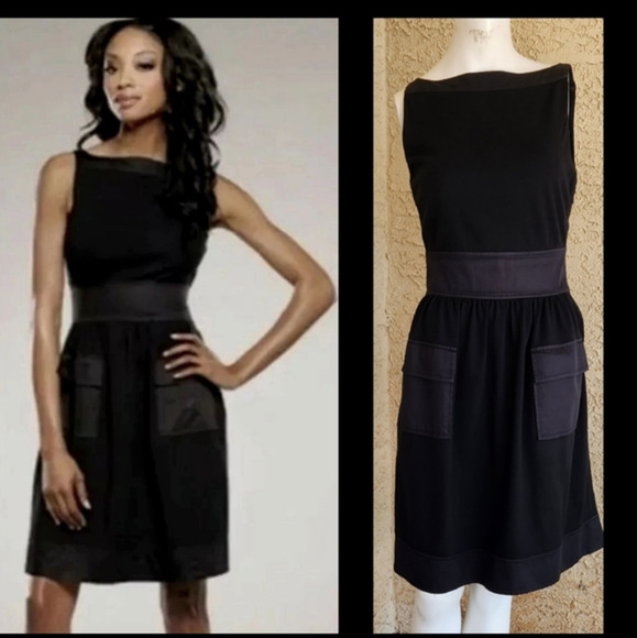 DIANE‎ VON FURSTENBERG ZANNE BLACK DRESS - Picture 1 of 6